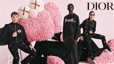 kaws x dior charm|kaws x dior wallpaper.